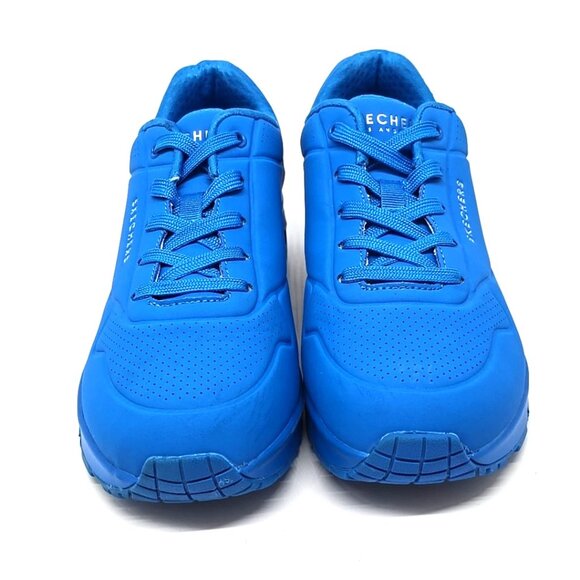 Skechers Uno-Night Shades Blue Sneaker Shoes 73667 Women's Size 9 - Picture 3 of 12